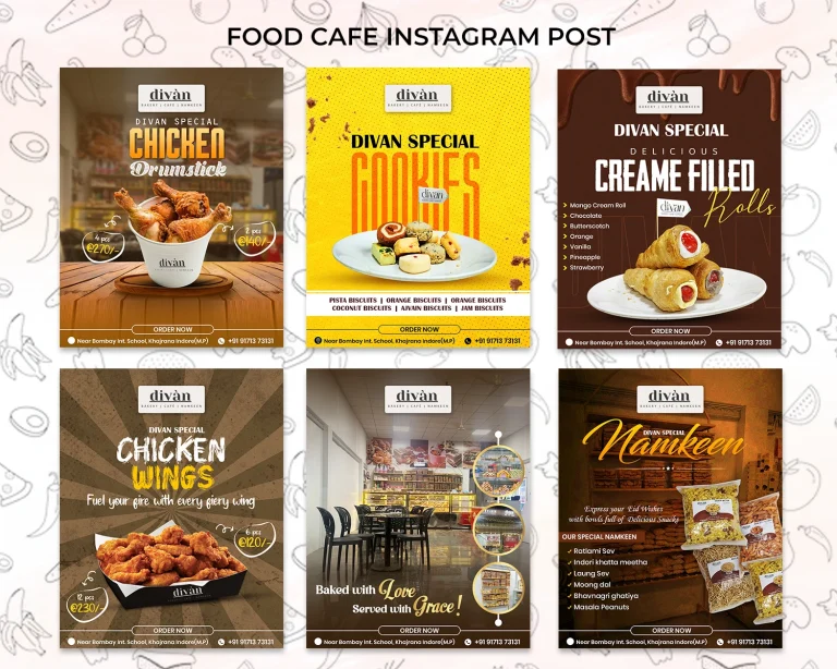 Food Cafe Insta Post